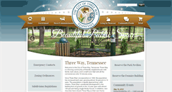 Desktop Screenshot of cityofthreeway.org